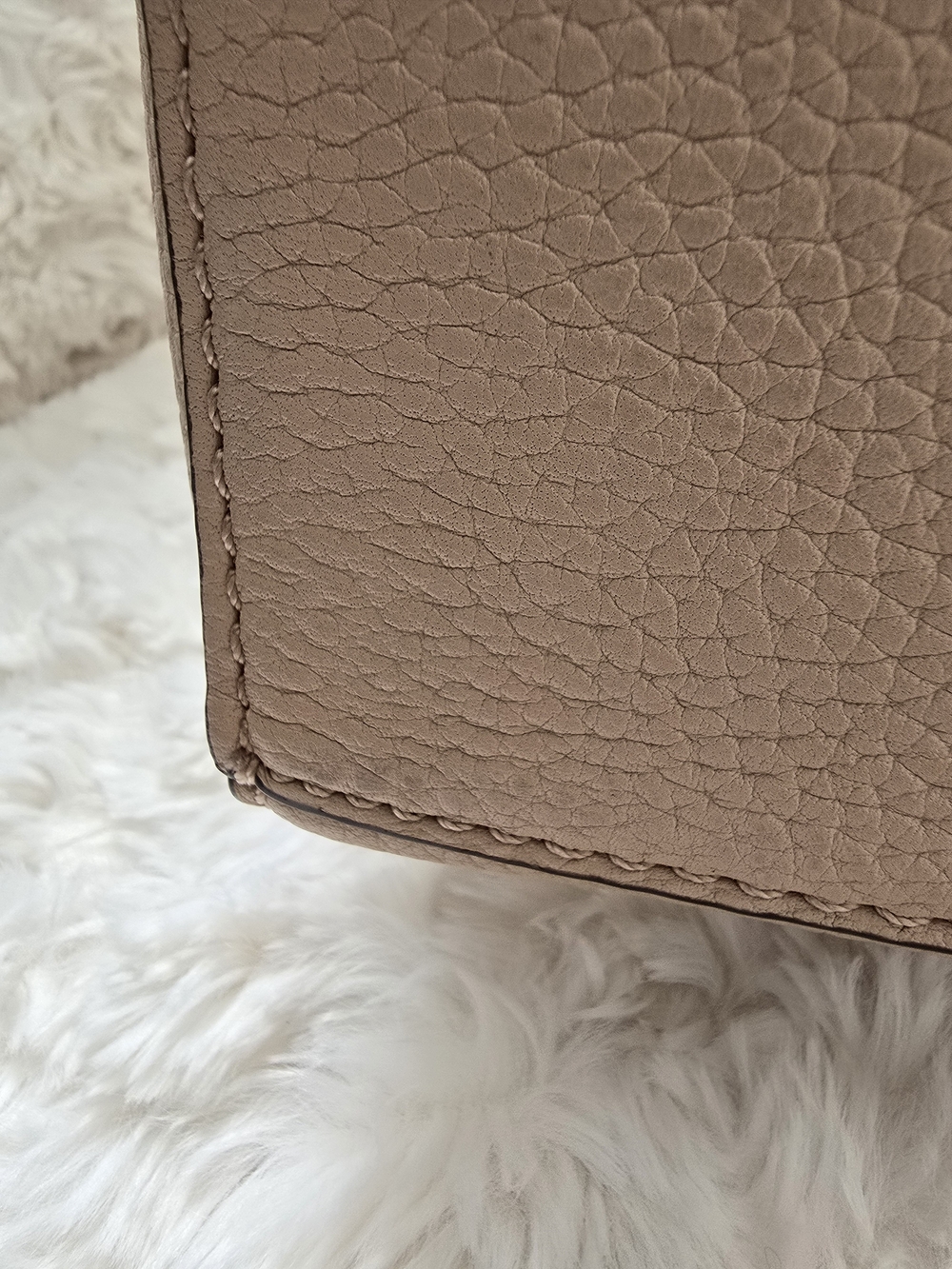 Tory Burch Taupe Leather Crossbody Bag - Picture 8 of 11